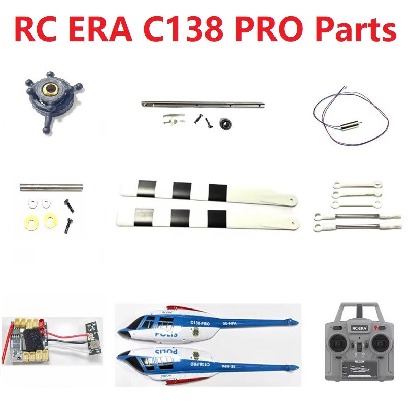 Spare Parts List for RC ERA C1 - đánh giá và giá Rc Helicopter Blade
